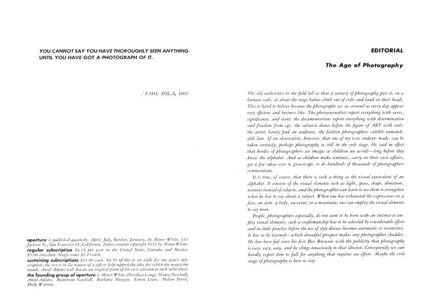The Age Of Photography
