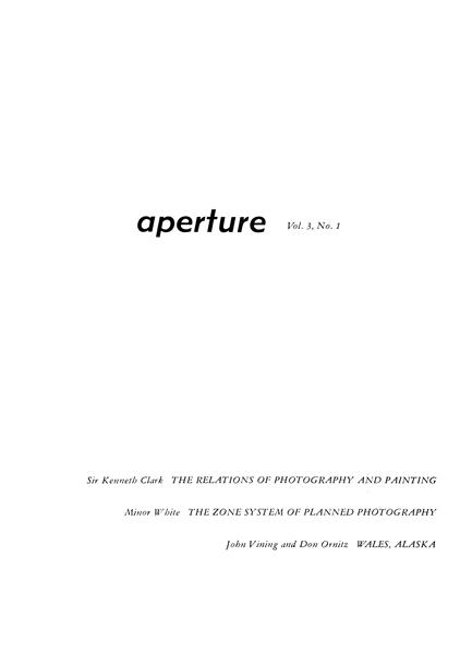 Issue: - Spring 1955 | Aperture