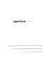 Aperture Spring 1955 Cover