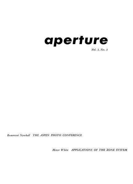 Issue: - Fall 1955 | Aperture