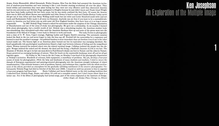 An Exploration Of The Multiple Image