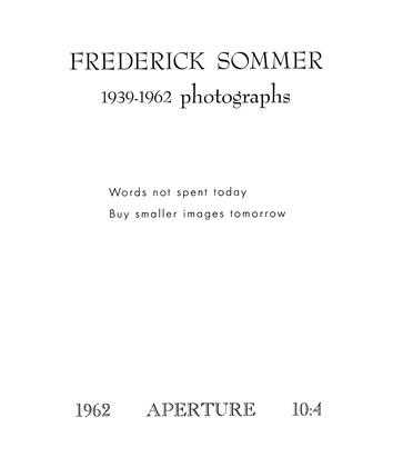 Winter 1962 | Aperture
