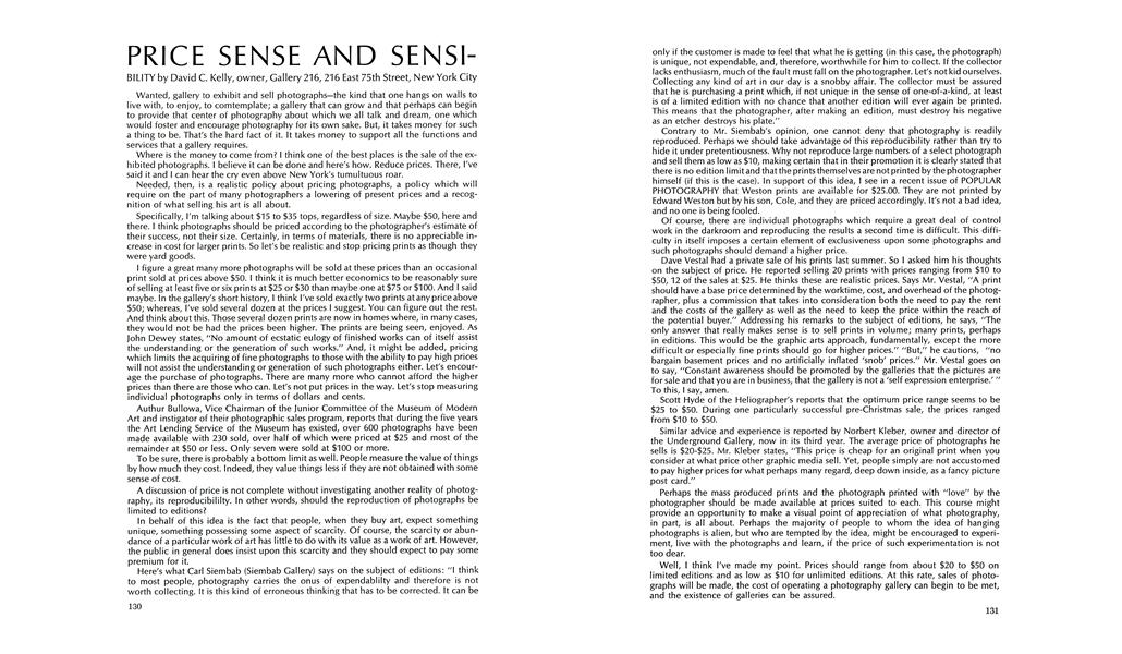 Price Sense And Sensibility