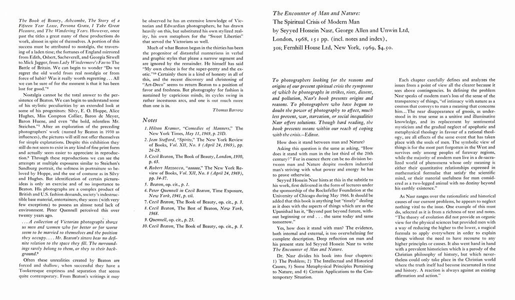The Encounter Of Man And Nature: The Spiritual Crisis Of Modern Man