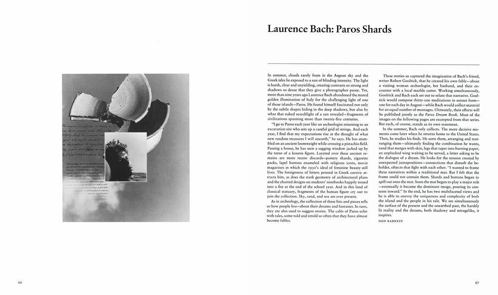 Laurence Bach: Paros Shards