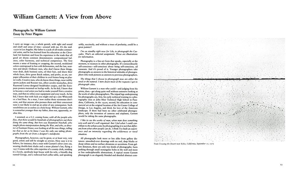 William Garnett: A View From Above