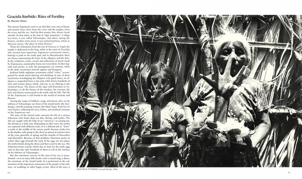Graciela Iturbide: Rites Of Fertility