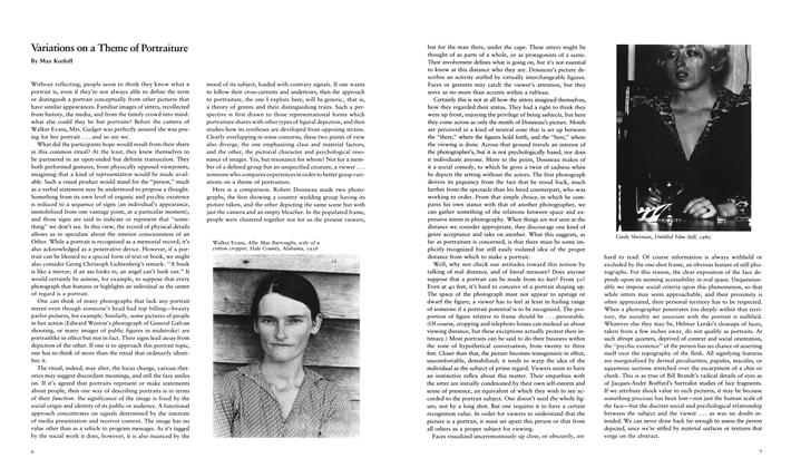 Variations On A Theme Of Portraiture