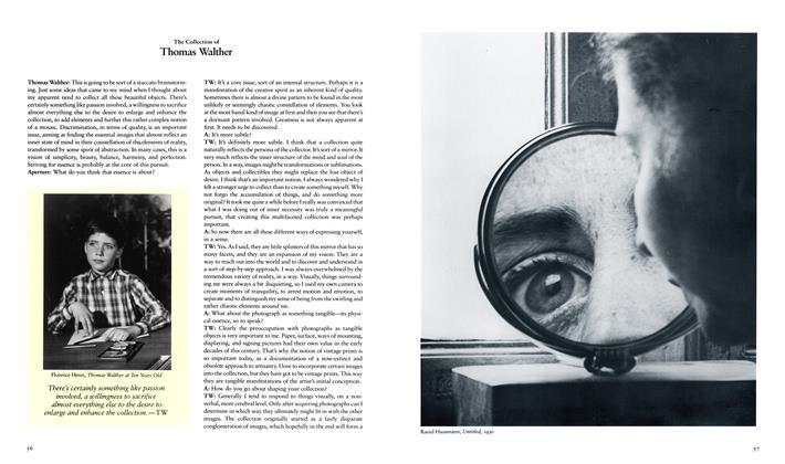 The Collection Of Thomas Walther