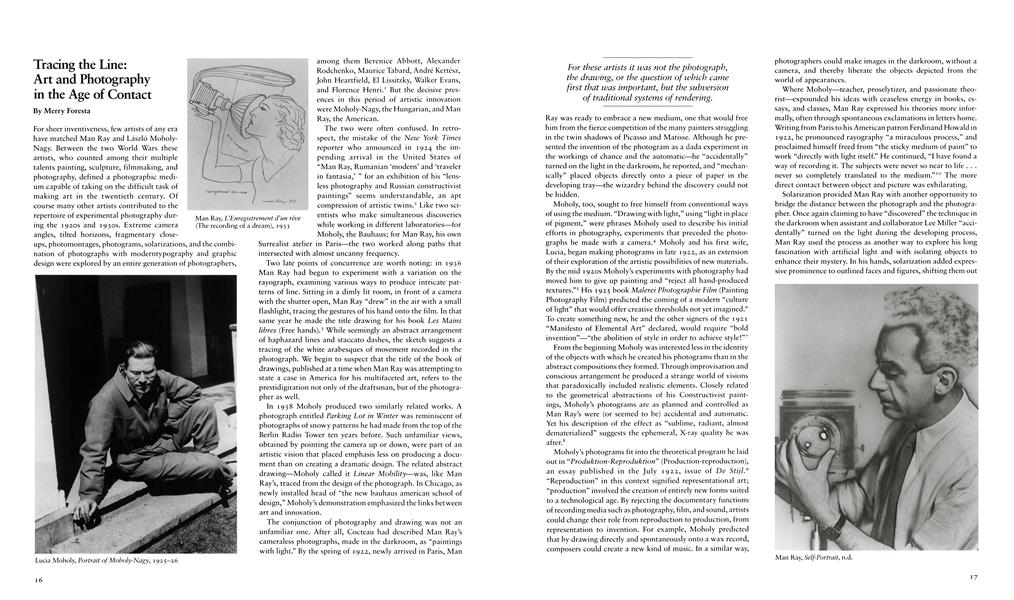 Tracing The Line: Art And Photography In The Age Of Contact