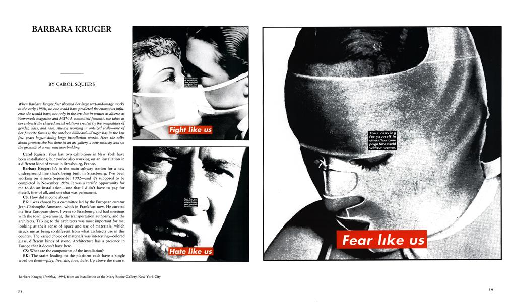 Barbara Kruger