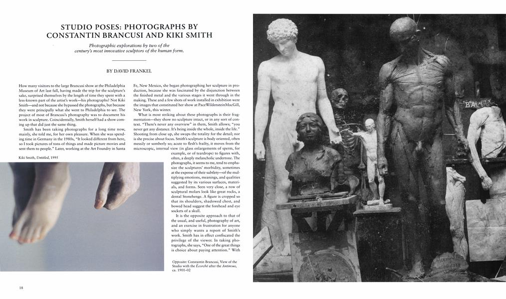 Studio Poses: Photographs By Constantin Brancusi And Kiki Smith