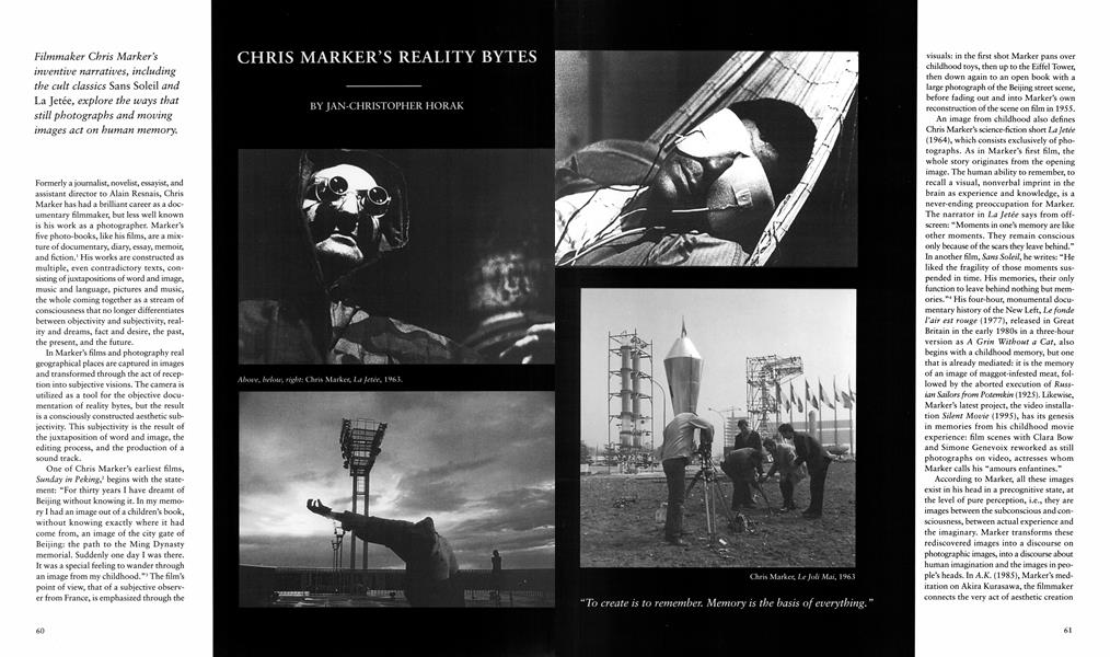 Chris Marker’s Reality Bytes