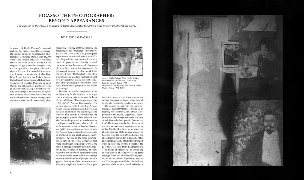 Picasso The Photographer: Beyond Appearances