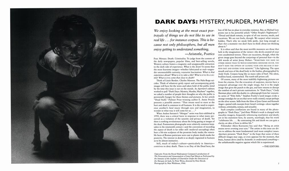 Dark Days: Mystery, Murder, Mayhem