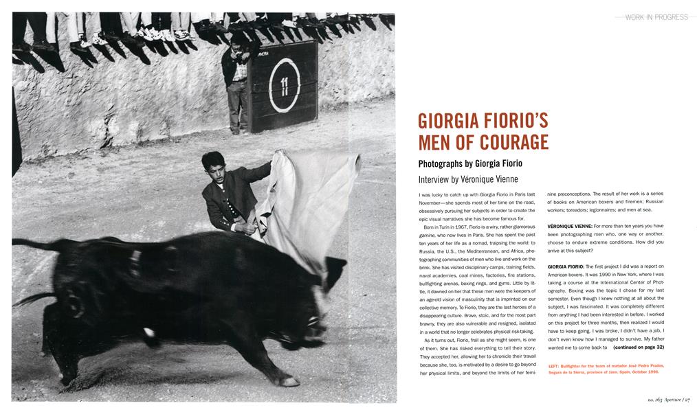 Giorgia Fiorio’s Men Of Courage