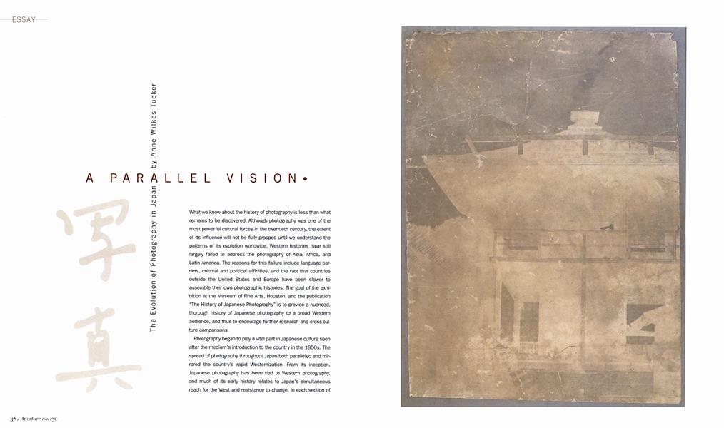 A Parallel Vision: The Evolution Of Photography In Japan By Anne Wilkes Tucker