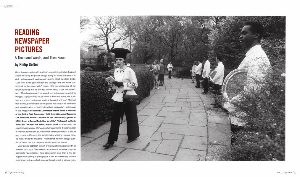 Reading Newspaper Pictures