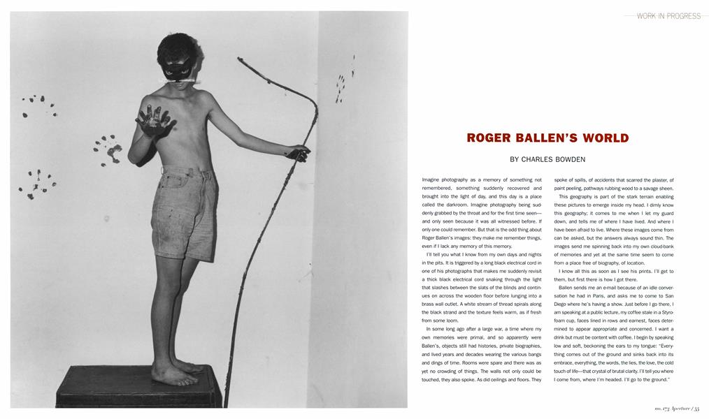 Roger Ballen's World
