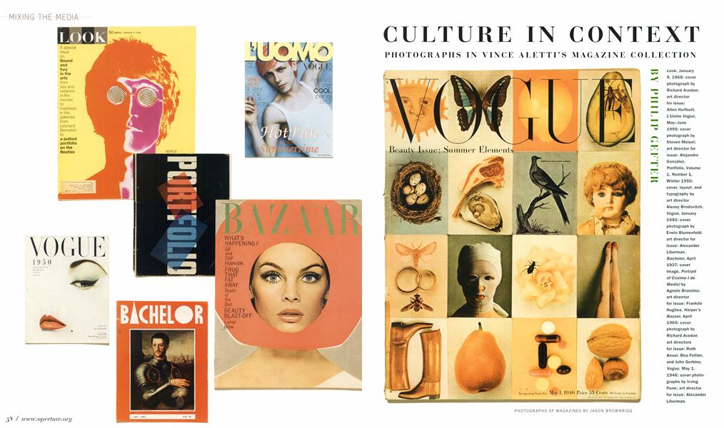 Culture In Context: Photographs In Vince Aletti's Magazine Collection 