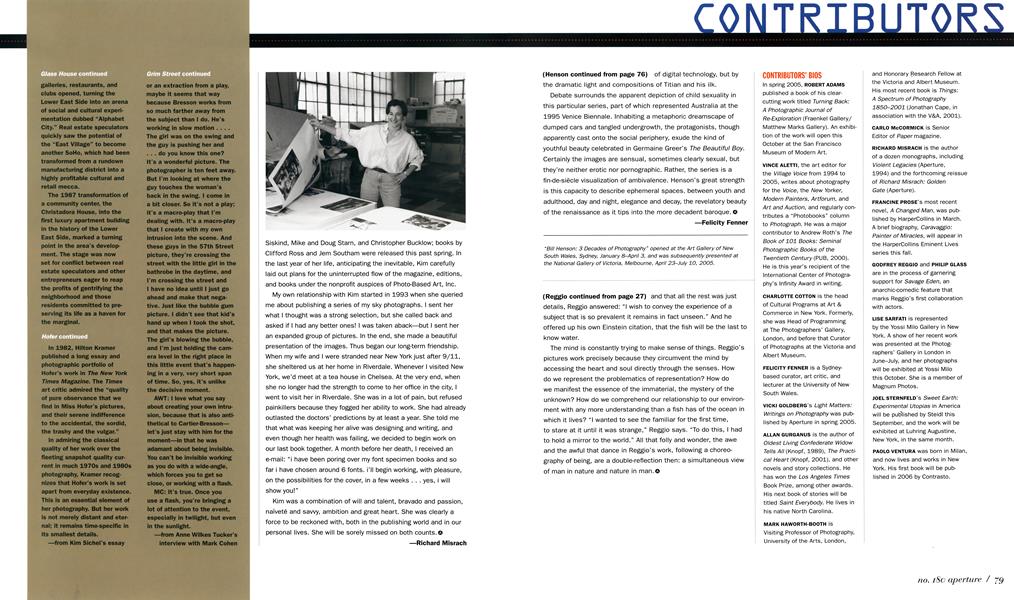 Contributors' Bios