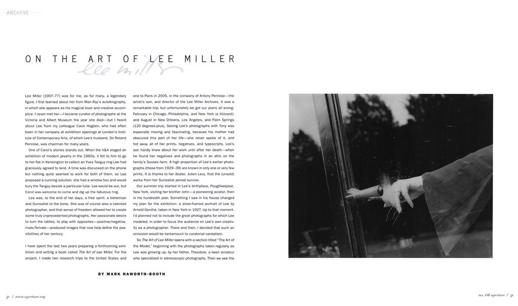 On The Art Of Lee Miller