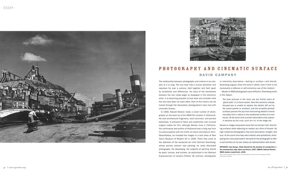 Photography And Cinematic Surface