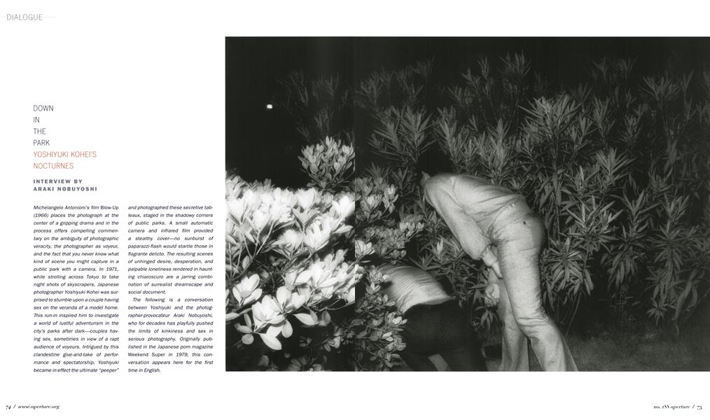 Down In The Park: Yoshiyuki Kohei's Nocturnes