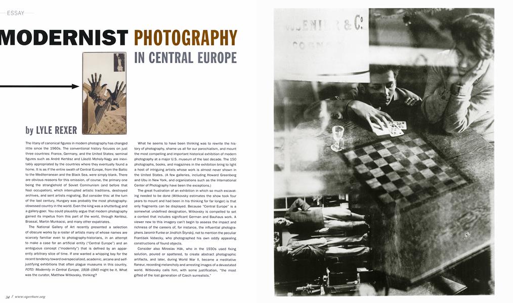 Modernist Photography In Central Europe