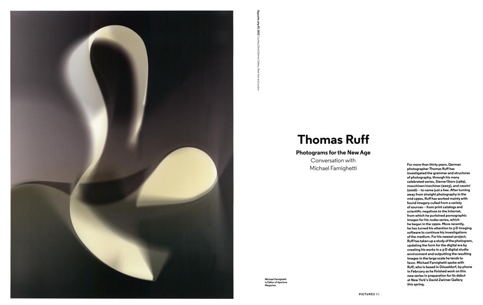 Thomas Ruff: Photograms For The New Age