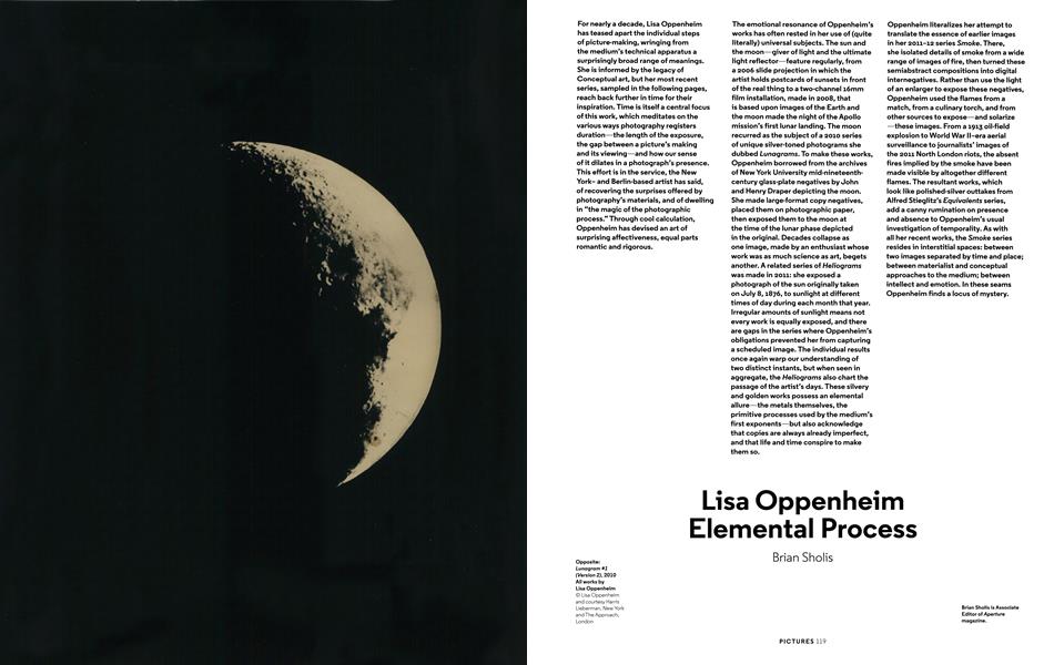Lisa Oppenheim Elemental Process