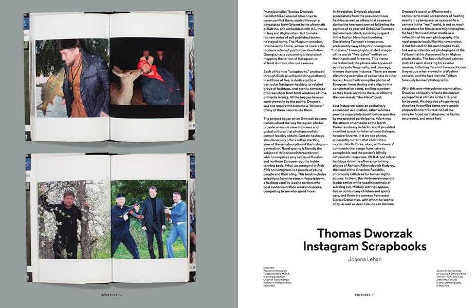 Thomas Dworzak Instagram Scrapbooks