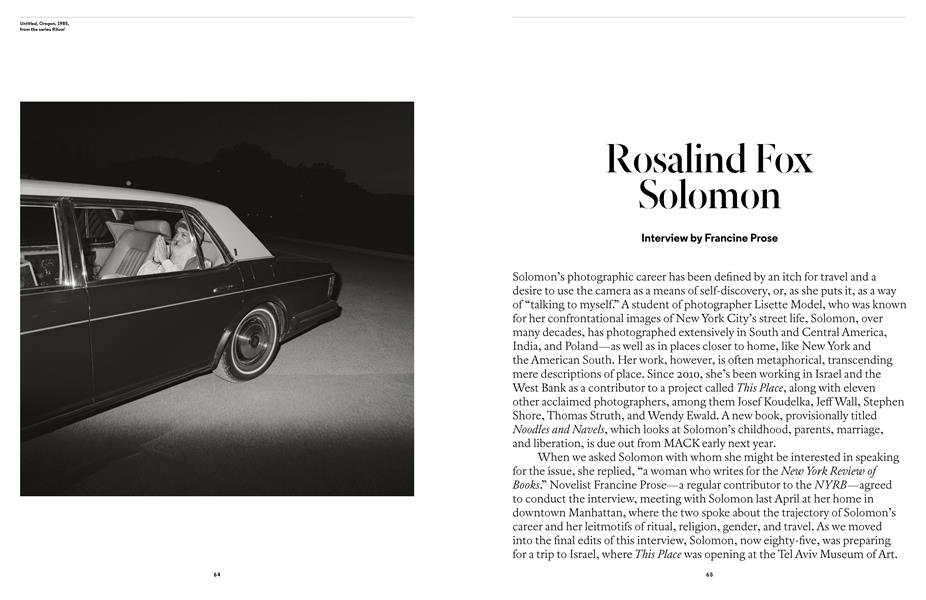 Rosalind Fox Solomon