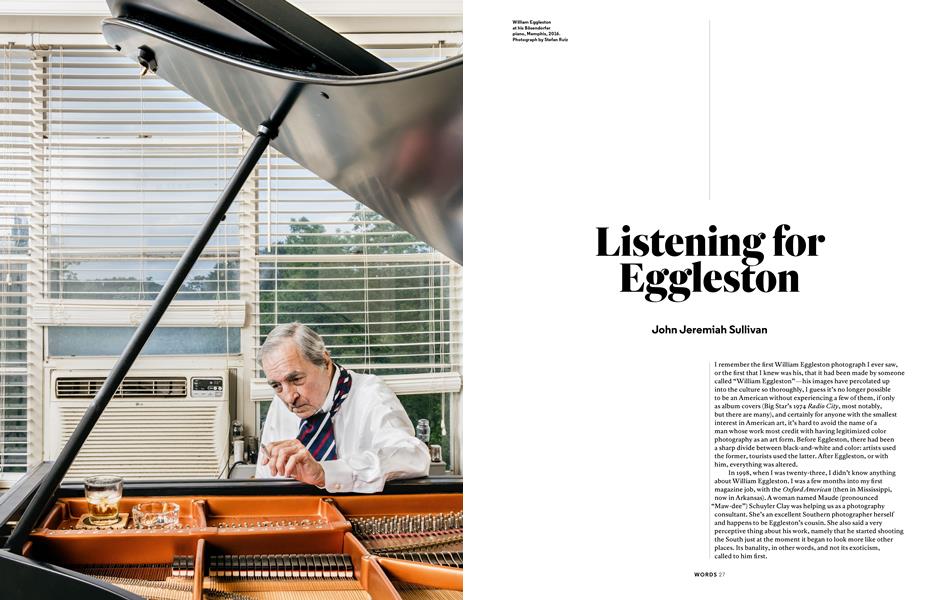 Listening For Eggleston