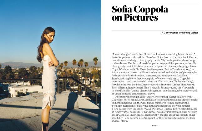 Sofia Coppola On Pictures