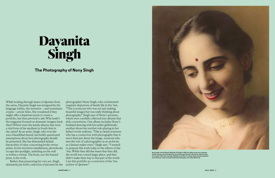 Dayanita Singh