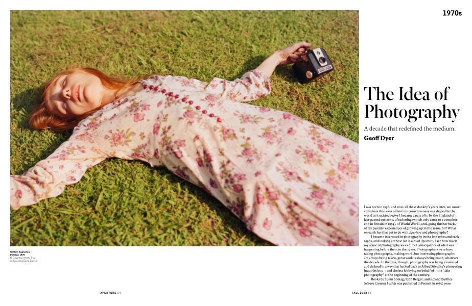1970s The Idea of Photography